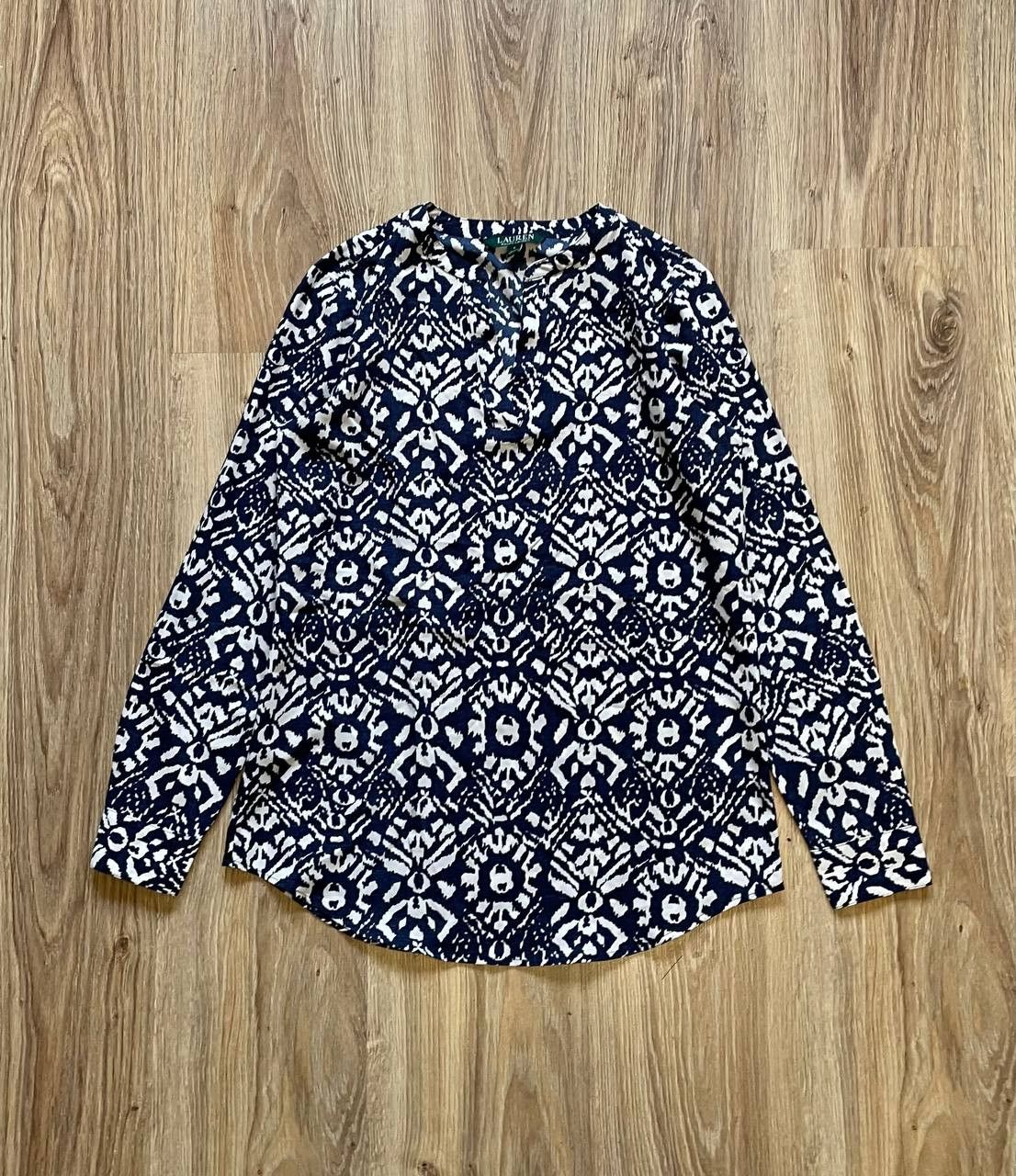 Ralph Lauren Lauren Ralph Lauren Women’s Blouse Top Size S Blue-White Size S / US 4 / IT 40 - 2 Thumbnail