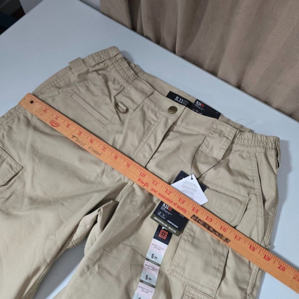 5.11 511 Tactical Pants Womens 6 Long Brown‎ Taclite Cargo New Size 28" / US 6 / IT 42 - 10 Thumbnail