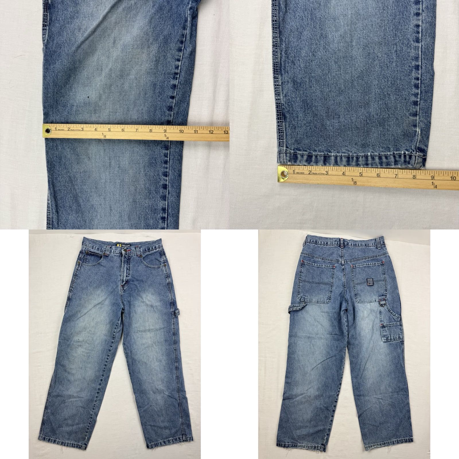 Vintage VINTAGE Duck Head Jeans Womens 14 Relaxed Hipster Y2K Straight Denim Blue Cotton Size 36" / US 14 / IT 50 - 10 Thumbnail