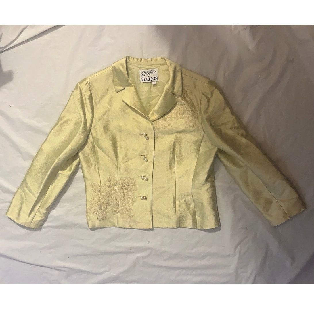 Lauren Ralph Lauren Vintage Rickie Freeman Teri Jon Blazer Size 8 Size M / US 6-8 / IT 42-44 - 2 Thumbnail