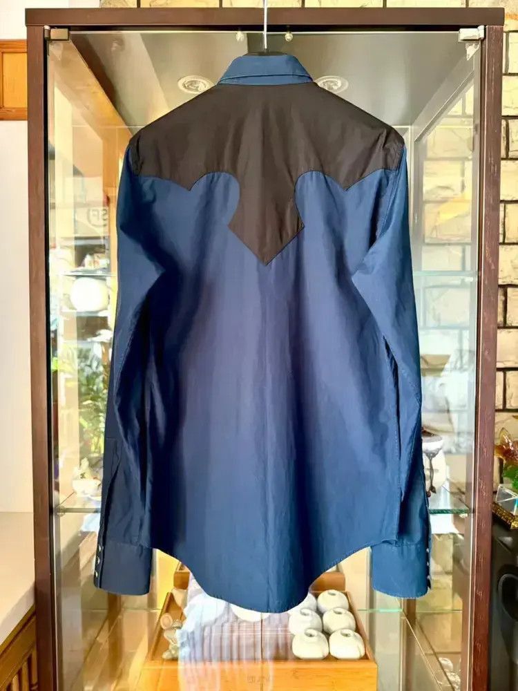 Saint Laurent Paris Sz 38 Saint Laurent Paris 13AW Joint Western Shirt-2505 Size US S / EU 44-46 / 1 - 3 Thumbnail