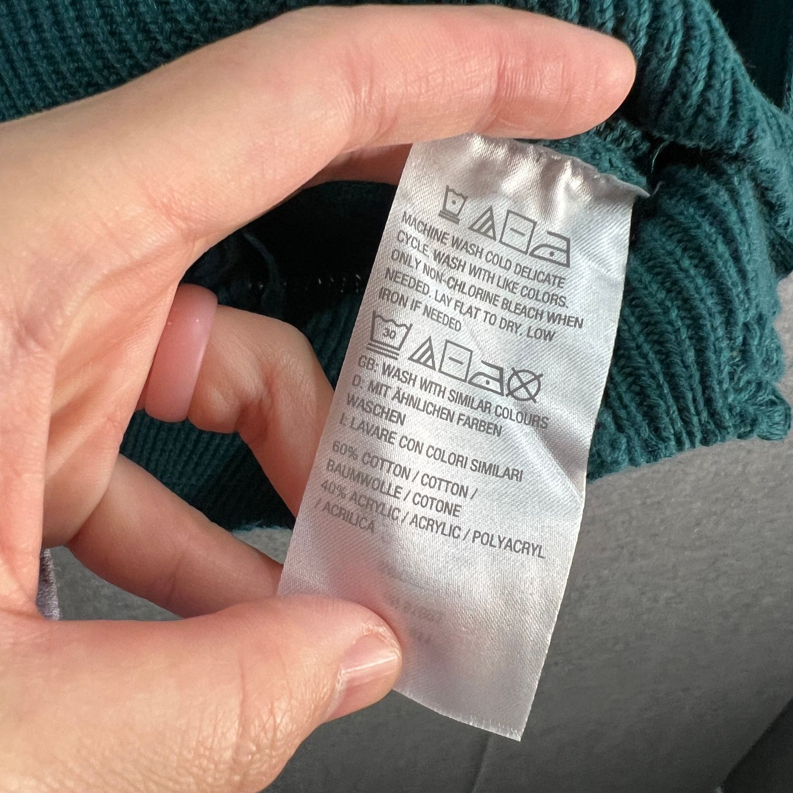 Other Peace Love World Destructed Affirmation Sweater Deep Size M / US 6-8 / IT 42-44 - 8 Thumbnail