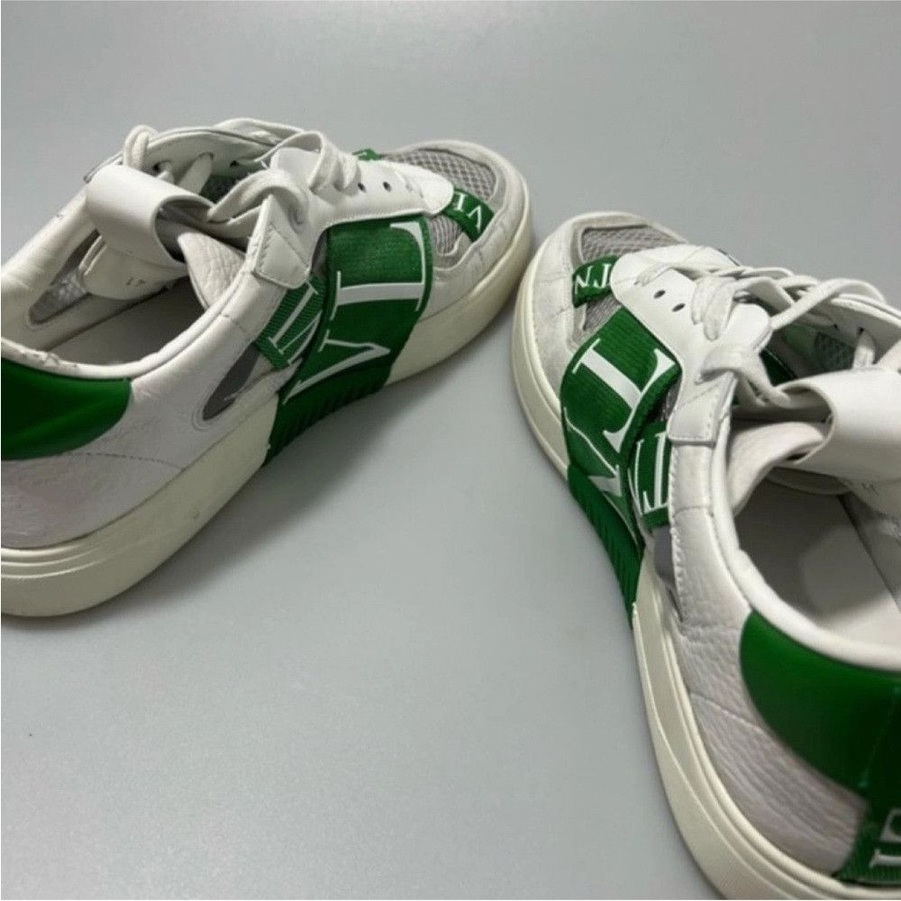 Valentino Valentino VL7N Leather Logo SneakersWhite Green Mens EU 41/U Size US 8 / EU 41 - 8 Thumbnail