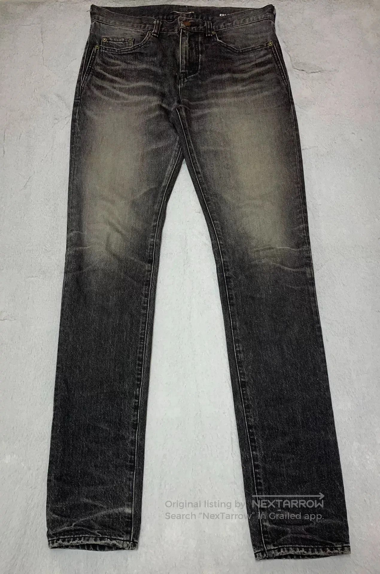 Saint Laurent Paris Saint Laurent Stonewashed Denim Pants. Size US 29 - 1 Thumbnail