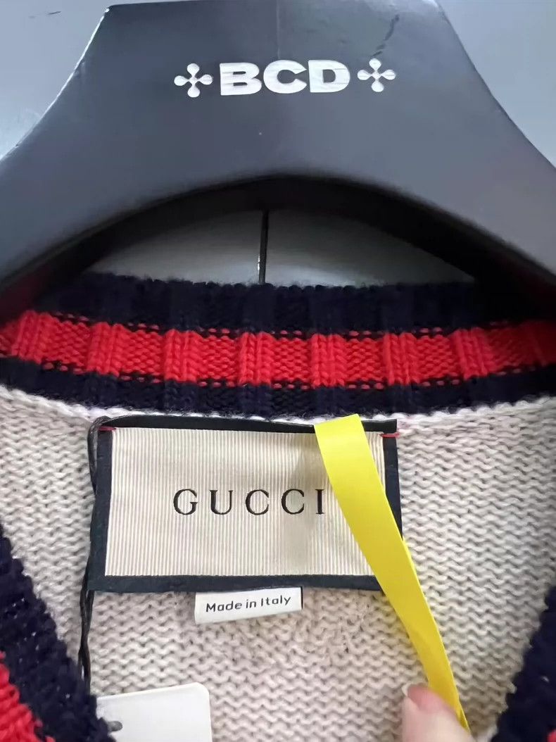 Gucci GucciNeck-striped GG knitwear 2503-Nextarrow Size US XS / EU 42 / 0 - 3 Thumbnail