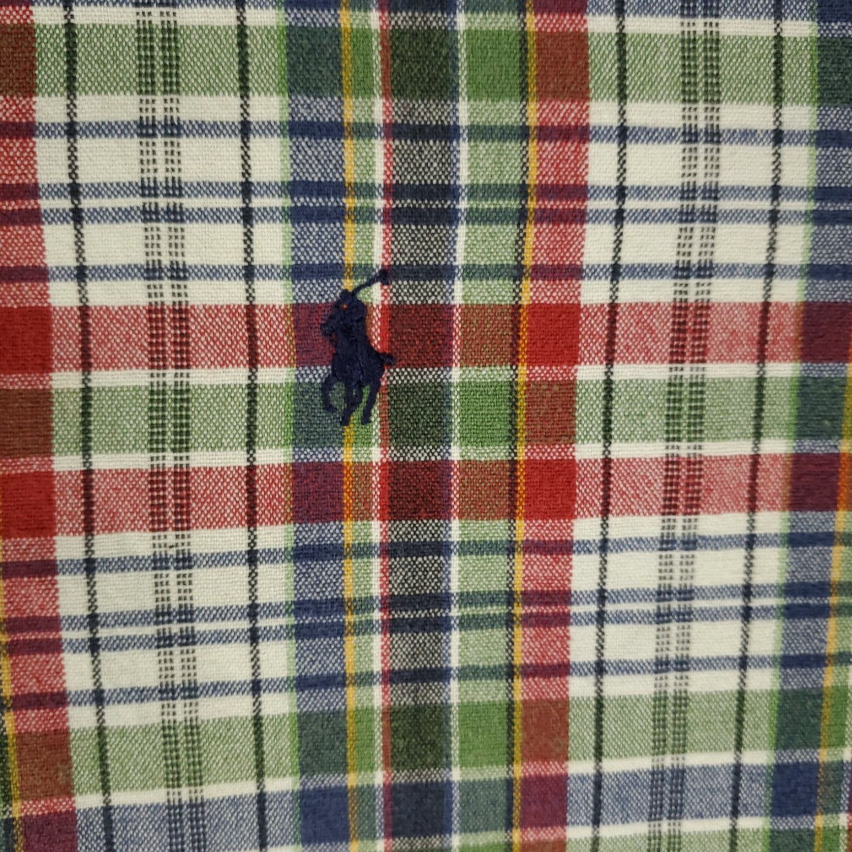 Ralph Lauren Ralph Lauren Shirt Mens XL Green Plaid Flannel Button-Down Pony Size US XL / EU 56 / 4 - 3 Thumbnail