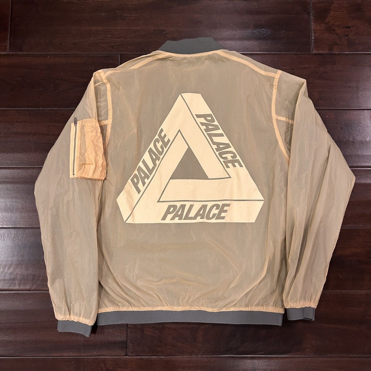 Palace Reversible Overlay Bomber Green