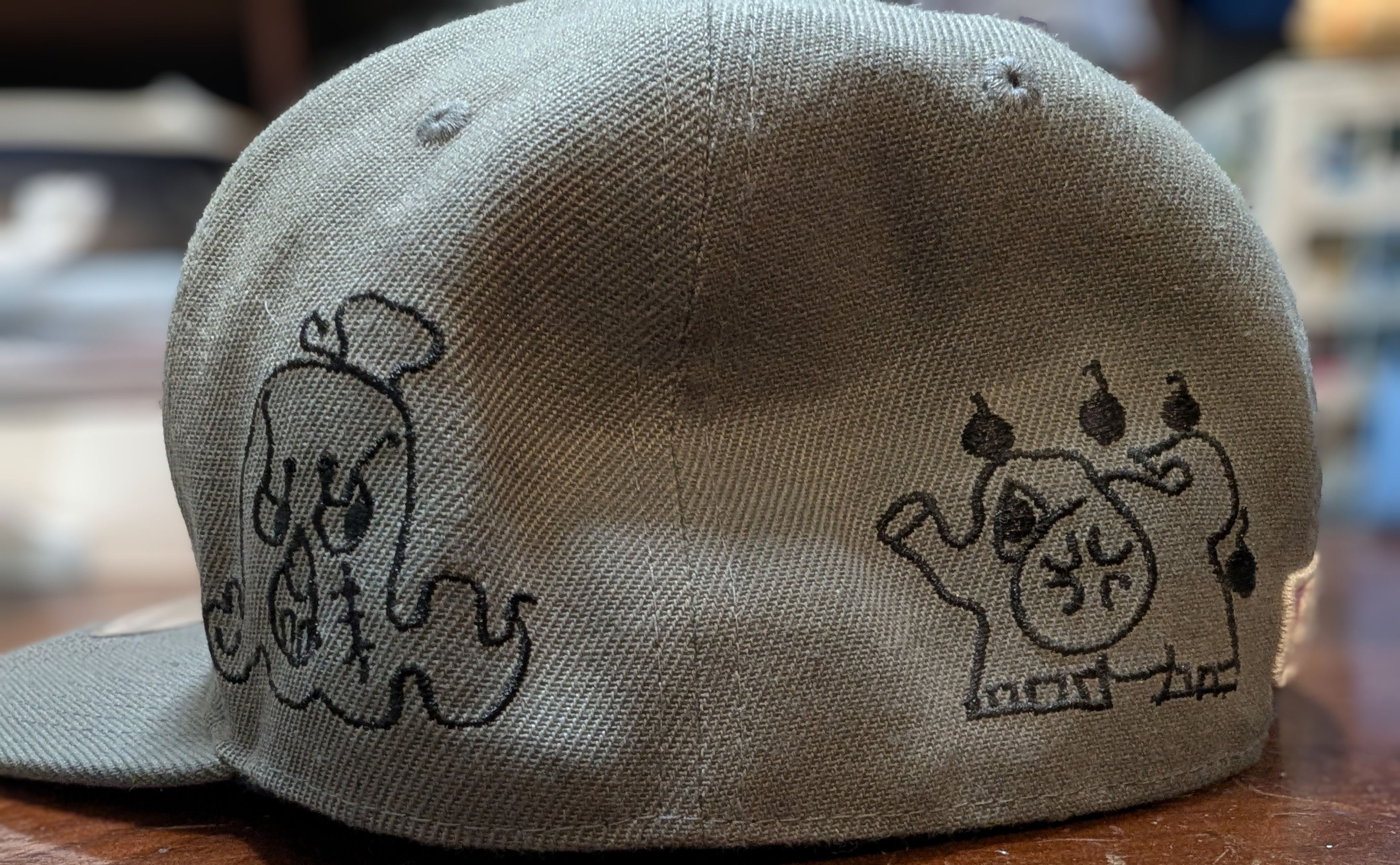 STILLZ Fitted "Staystillz Caps" Gray SIZE 7.5 Size ONE SIZE - 2 Thumbnail