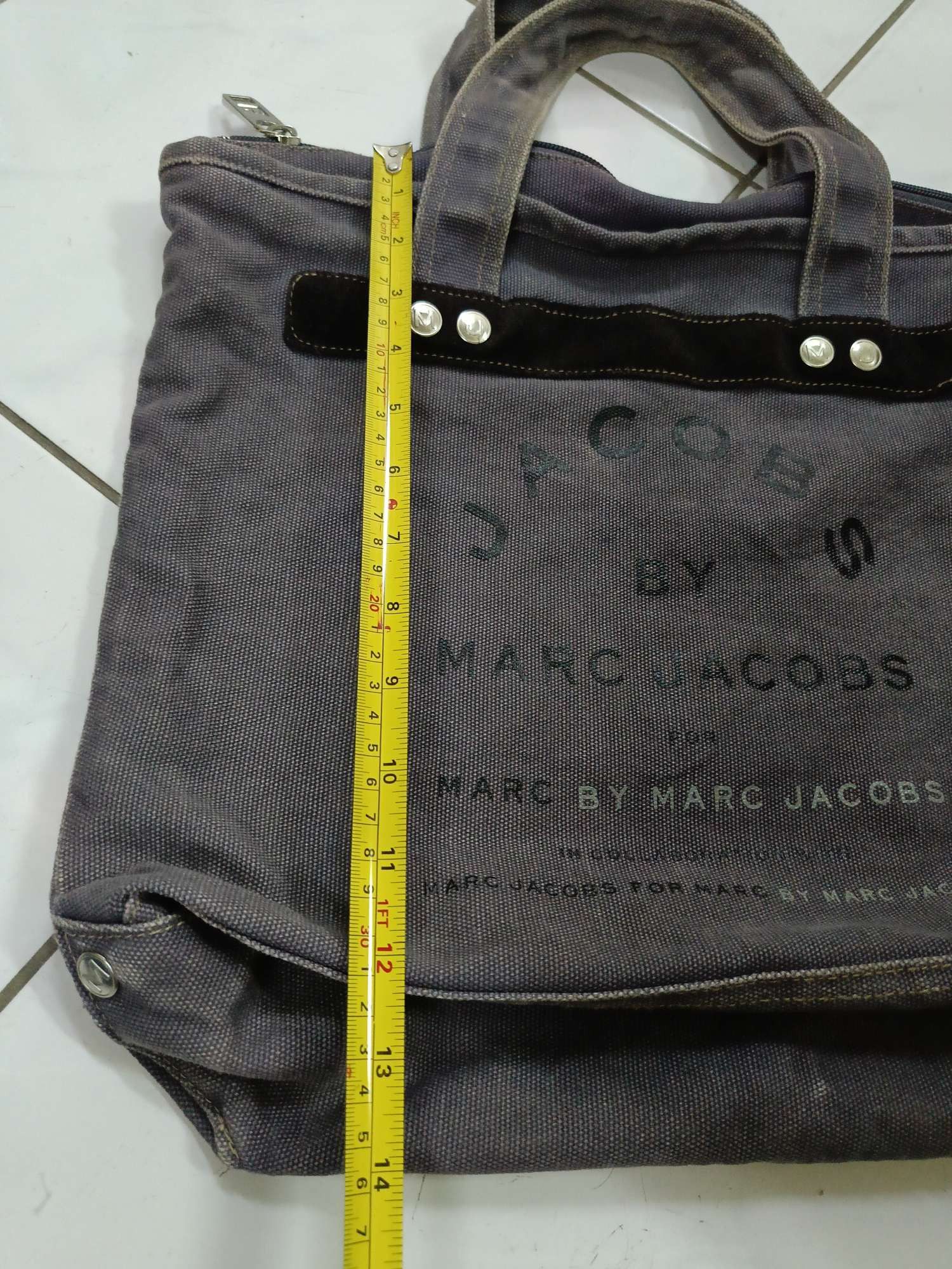Marc Jacobs Jacobs By Marc Jacobs Faded Colour Canvas Tote Bag Size ONE SIZE - 3 Thumbnail