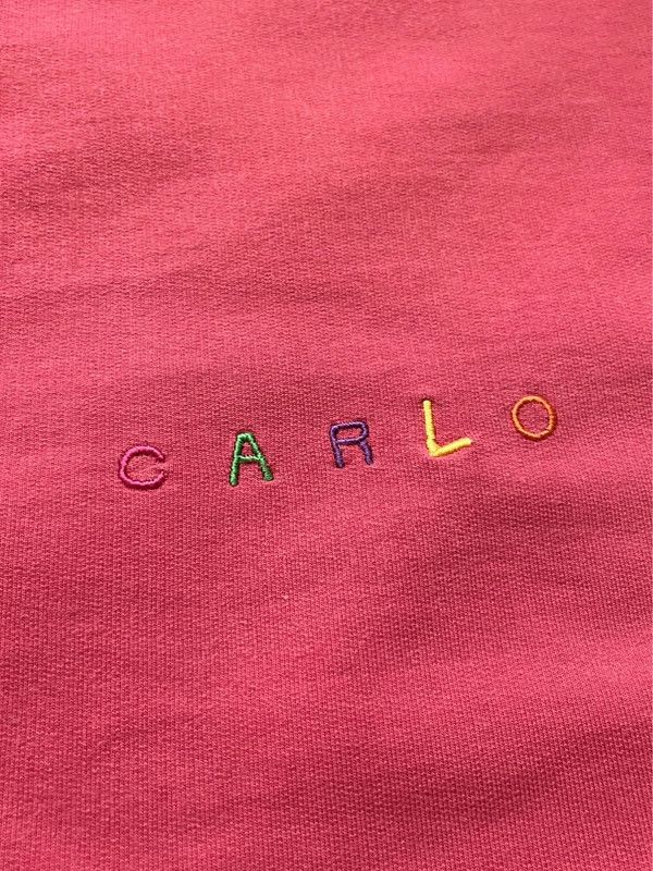 Carlo Colucci Carlo Colucci pink vintage sweatshirt Size US L / EU 52-54 / 3 - 5 Thumbnail