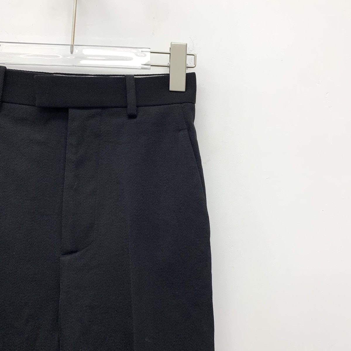 Bottega Veneta Bottega Veneta Black Wool Wide-leg Casual Pants K26WX Size 24" / US 00 / IT 34 - 3 Thumbnail