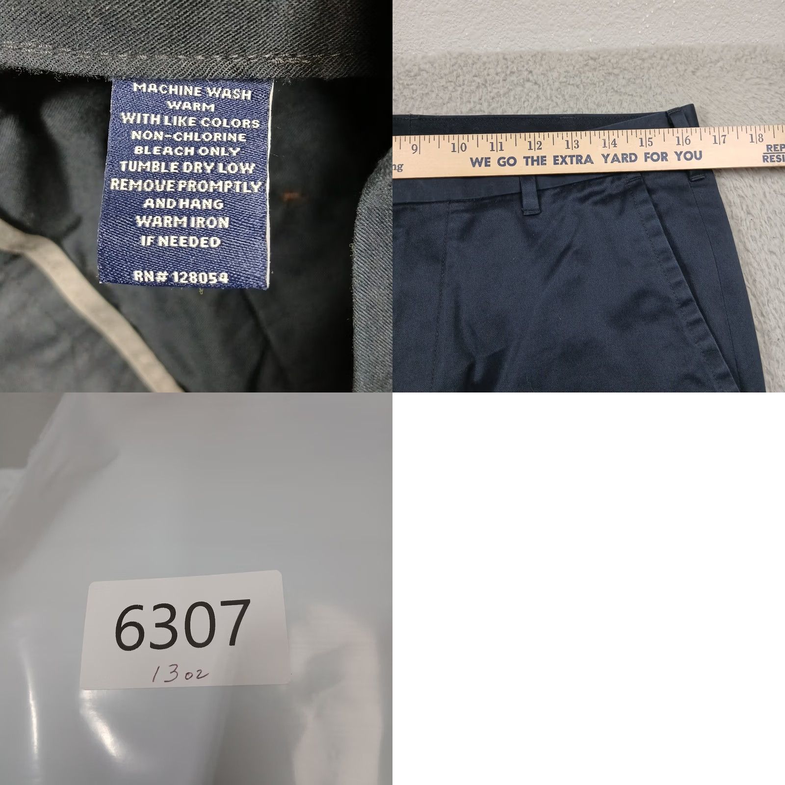 Bonobos Bonobos Slim Fit Chino Pants Mens 31x32 Navy Blue Cotton Casual Size US 31 - 8 Thumbnail