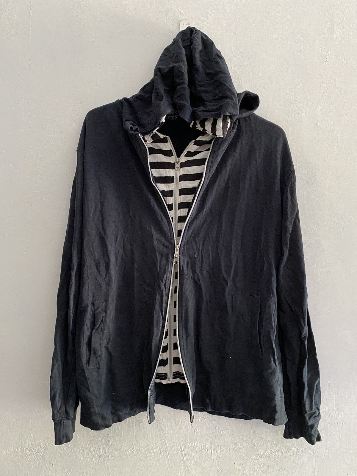 Le Grande Bleu (L.G.B.) Vintage Time step streetwear double layers zip hoodie Size US L / EU 52-54 / 3 - 3 Thumbnail