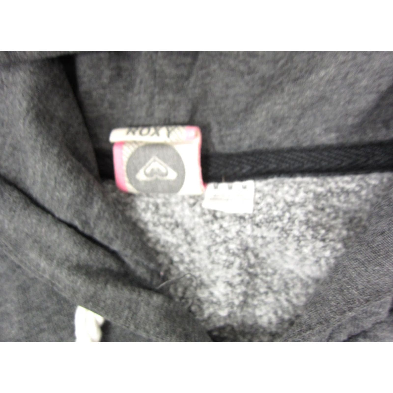 Vintage Roxy Hoodie Womens M Gray Full Zip Fleece Sweatshirt Logo 90s City Classic Outdoor Mens Women Girls? Size M / US 6-8 / IT 42-44 - 4 Thumbnail