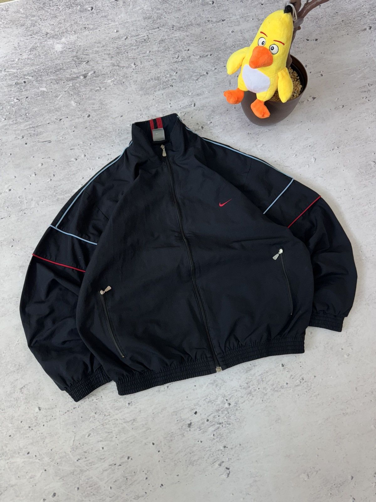 Nike × Vintage NIKE VINTAGE BASIC LOGO OVERSIZE BAGGY LIGHT JACKET Size US L / EU 52-54 / 3 - 1 Thumbnail