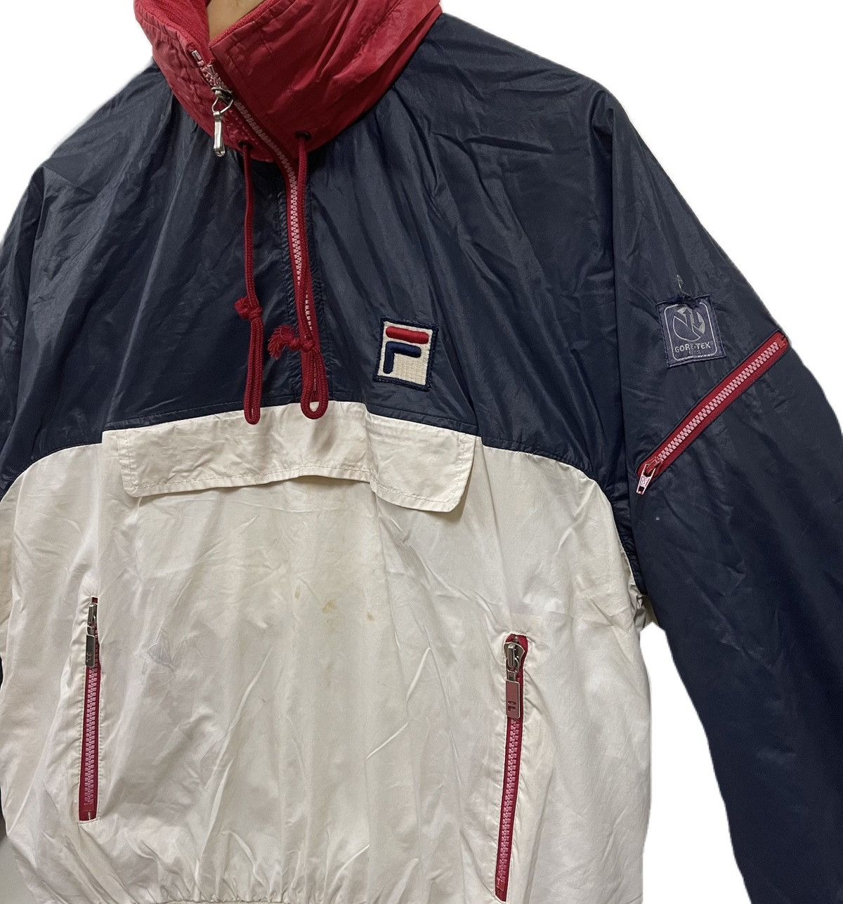 Bjorn Borg Vintage 90s Fila Anorak Hoodie Windbreaker Jacket Size US M / EU 48-50 / 2 - 3 Thumbnail