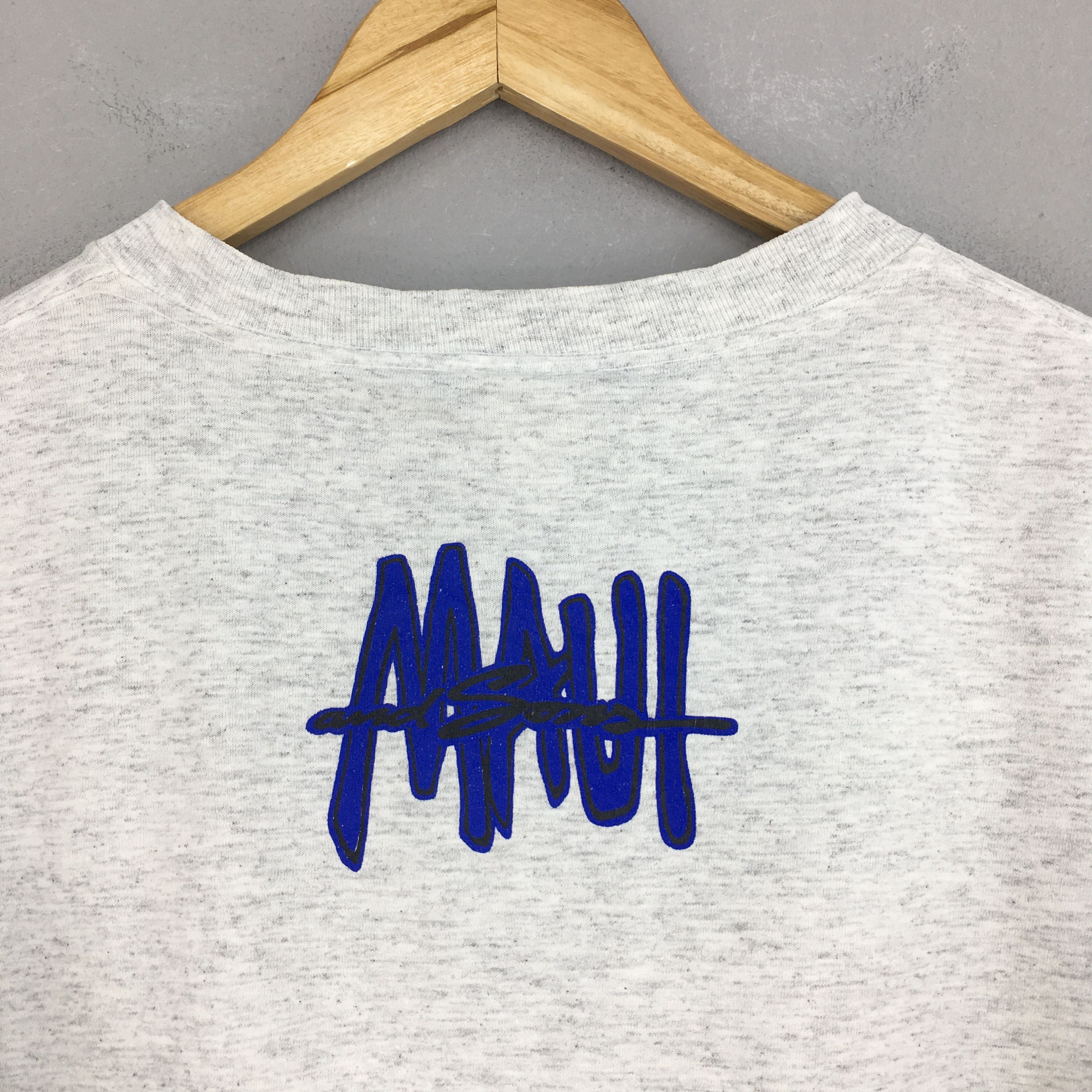 Maui and Sons × Ron Jon Surf Shop Vintage 90's Maui & Sons Sharks Surfing T shirt Medium Size US M / EU 48-50 / 2 - 7 Thumbnail