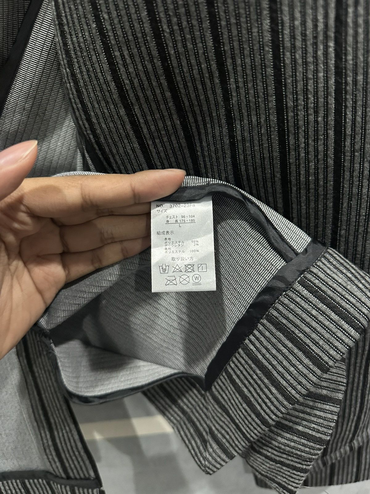 BERNINGS SHO Bernings Sho Stripe Blazer Size L / US 10 / IT 46 - 9 Thumbnail