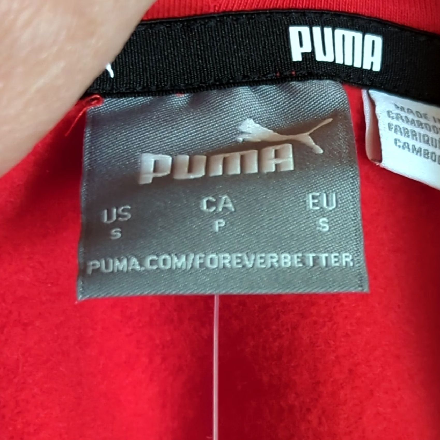 Puma PUMA Men S Red Pullover Big Logo Hoodie Sweatshirt Regular Fit Hooded Size US S / EU 44-46 / 1 - 6 Thumbnail