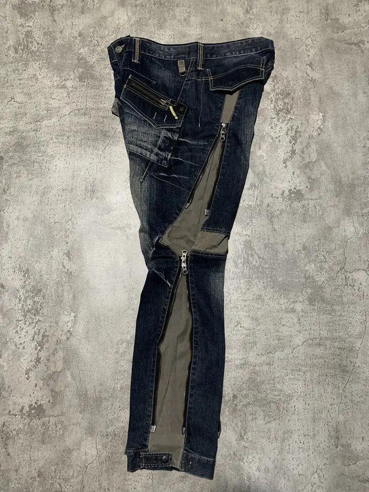 PPFM PPFM japan multizipper convertible punk jeans 32x32 Size US 32 / EU 48 - 11 Thumbnail