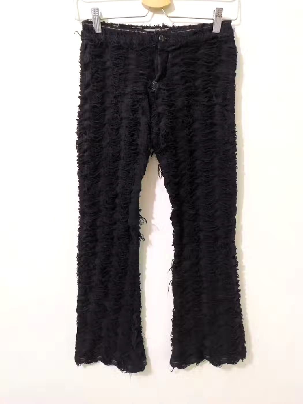 image of Vintage Virgin Only Distressed Punk Stretchable Pants in Black, Women's (Size 26)