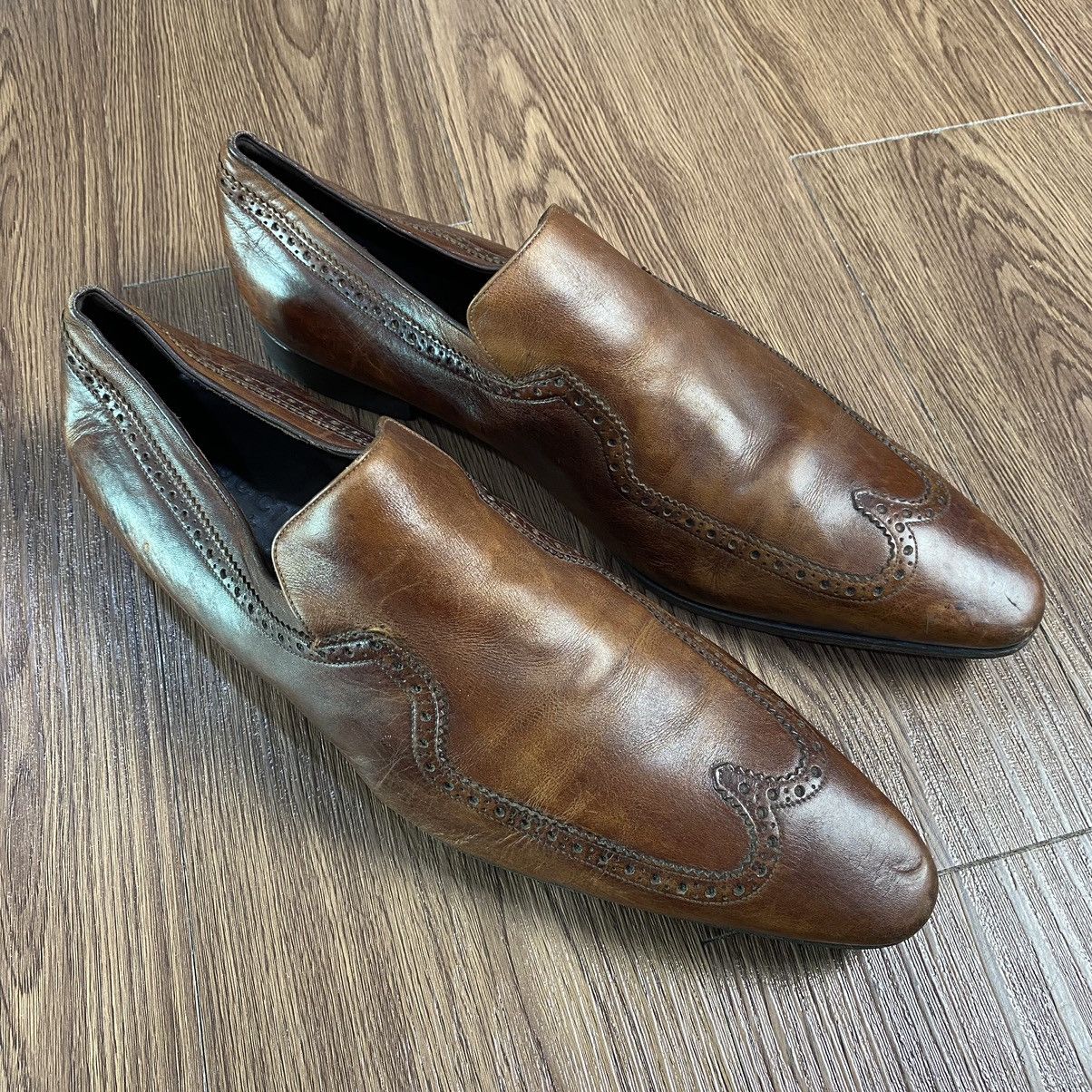 Gucci Gucci Vintage Brown Loafers 162639 Size US 11 / EU 44 - 2 Thumbnail