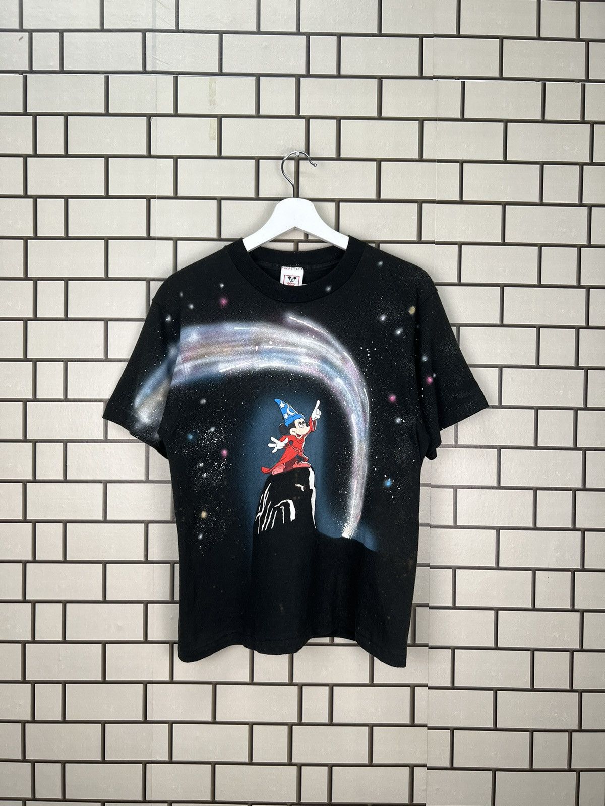 Fruit Of The Loom × Mickey Unlimited Vintage Mickey Twinkling Star Single Stich Tee Size US S / EU 44-46 / 1 - 1 Thumbnail
