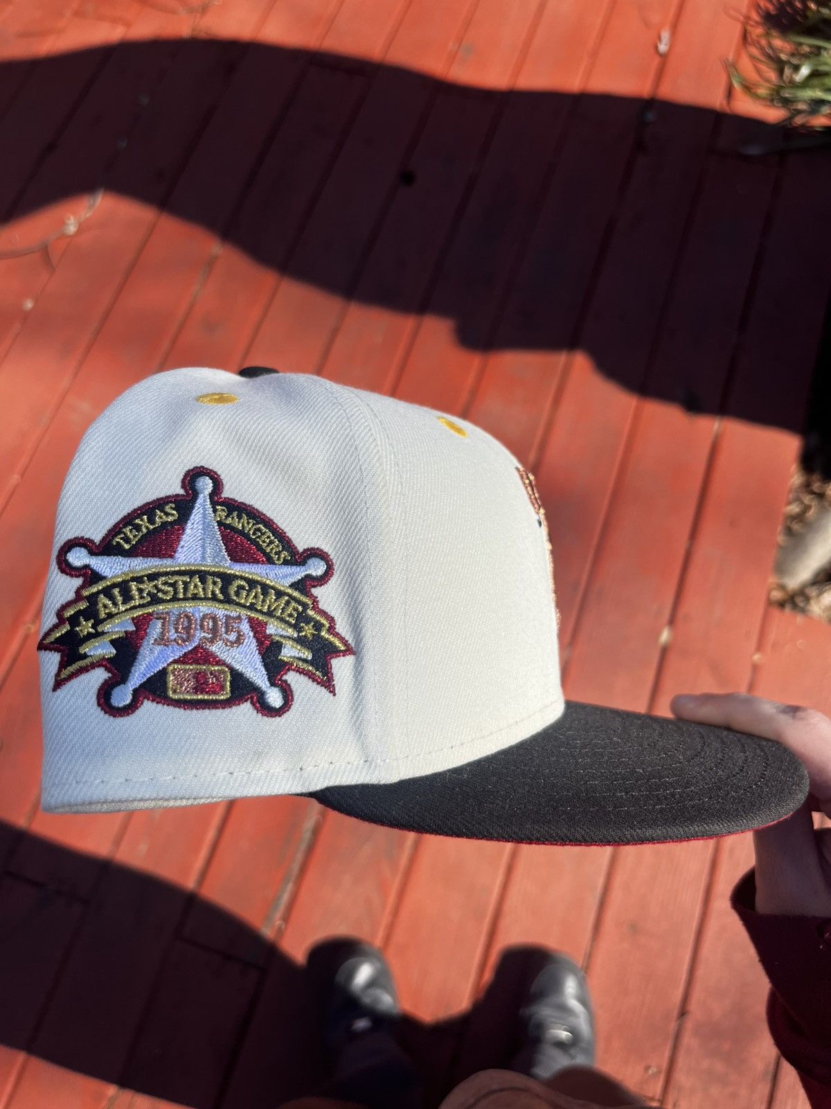 New Era × Vintage Rangers White and Gold All Star Patch Size ONE SIZE - 2 Thumbnail