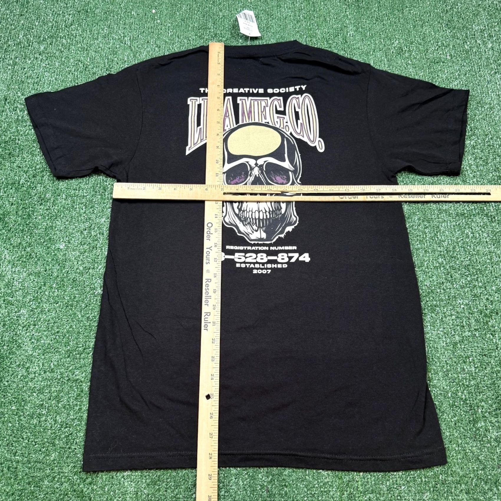 CO Lira MFG CO Graphic T Shirt Men's M Black Short Sleeve Crew Neck Tee Casual Size US M / EU 48-50 / 2 - 3 Thumbnail
