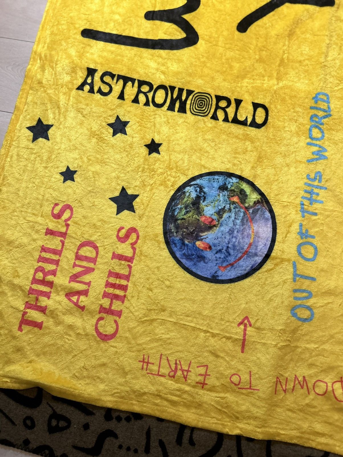 Travis Scott Astro World Blanket Size ONE SIZE - 3 Thumbnail