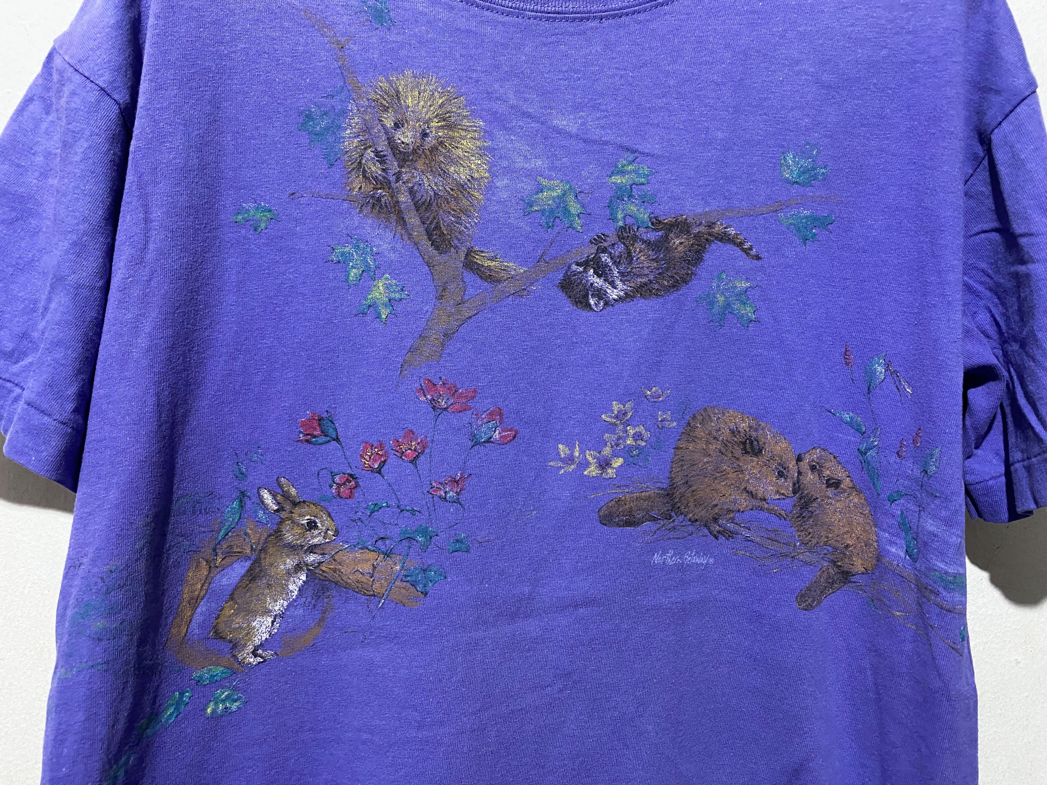 Vintage Vitnage 90s Animal Shirt Size US M / EU 48-50 / 2 - 2 Thumbnail