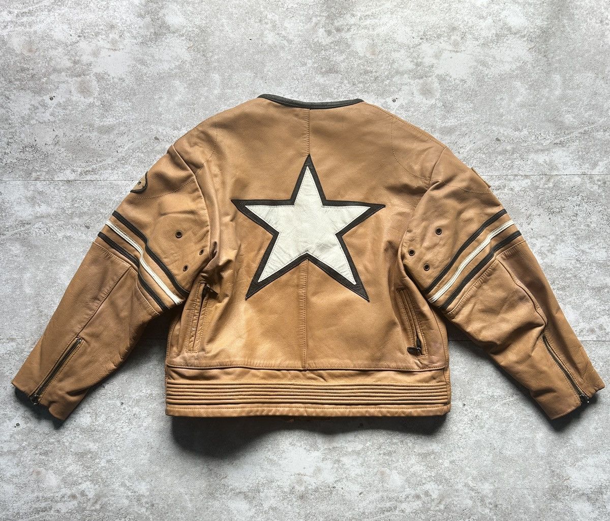 Genuine Leather × Vintage Vintage Genuine Leather Sports Racing Jacket Size S / US 4 / IT 40 - 8 Thumbnail