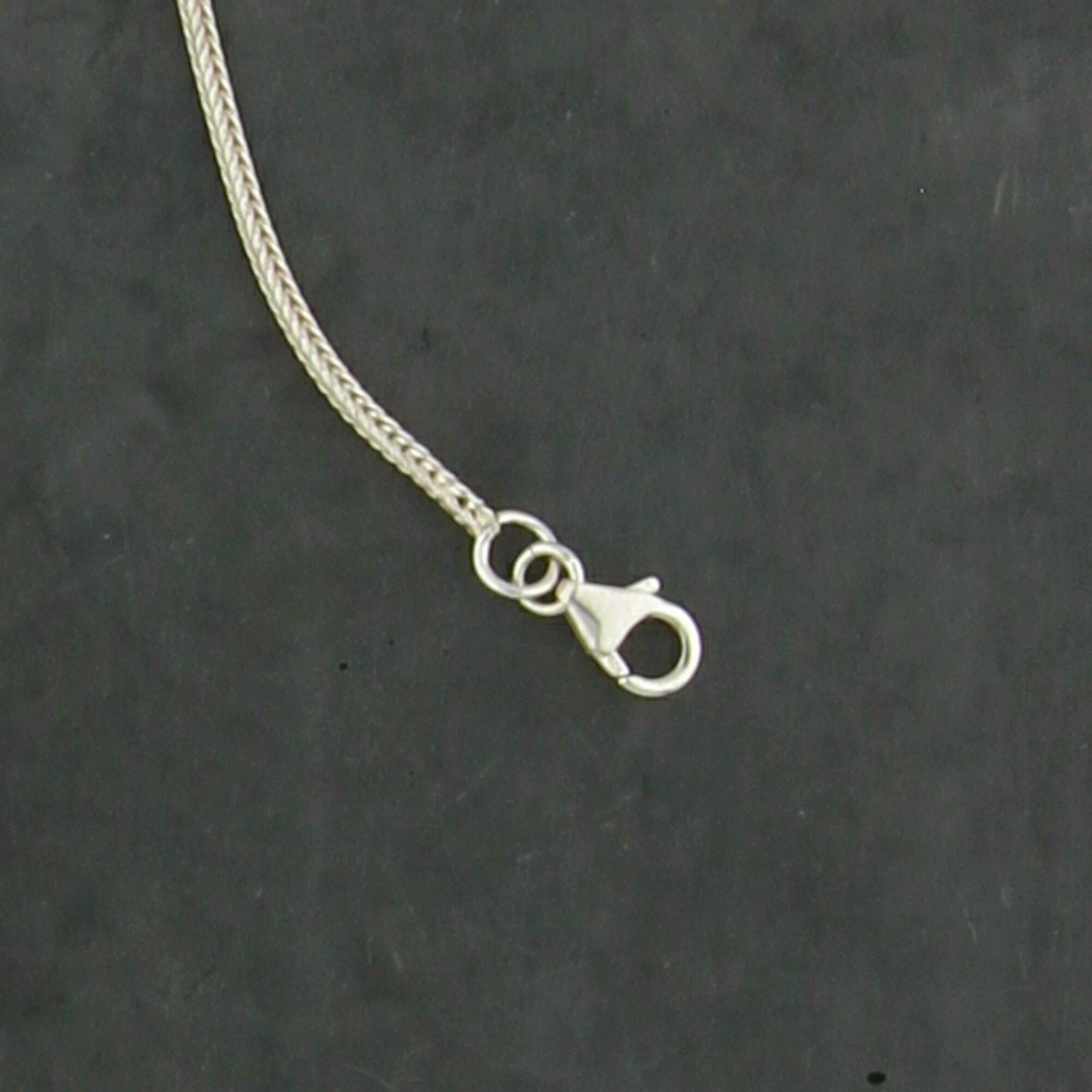 Sterling Silver sterling silver braided emerald necklace size 17.5-19.5in Size ONE SIZE - 3 Thumbnail