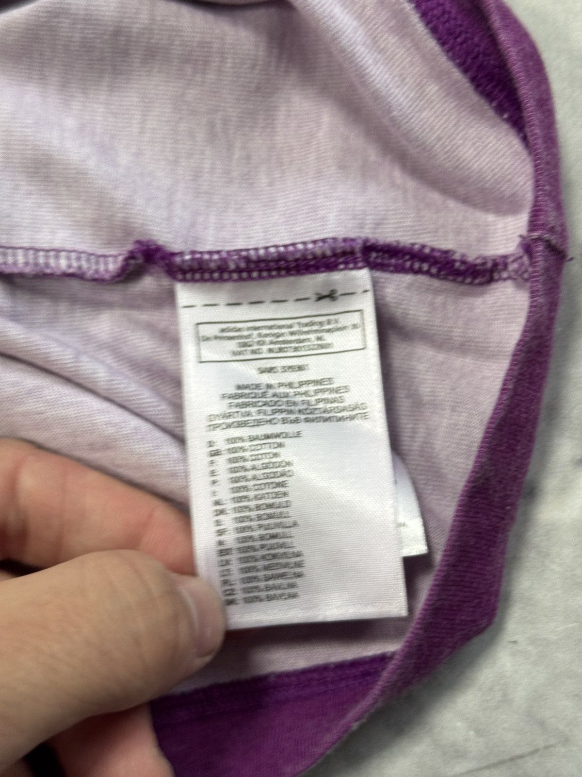 Adidas Adidas purple vintage style tee Size US S / EU 44-46 / 1 - 5 Thumbnail