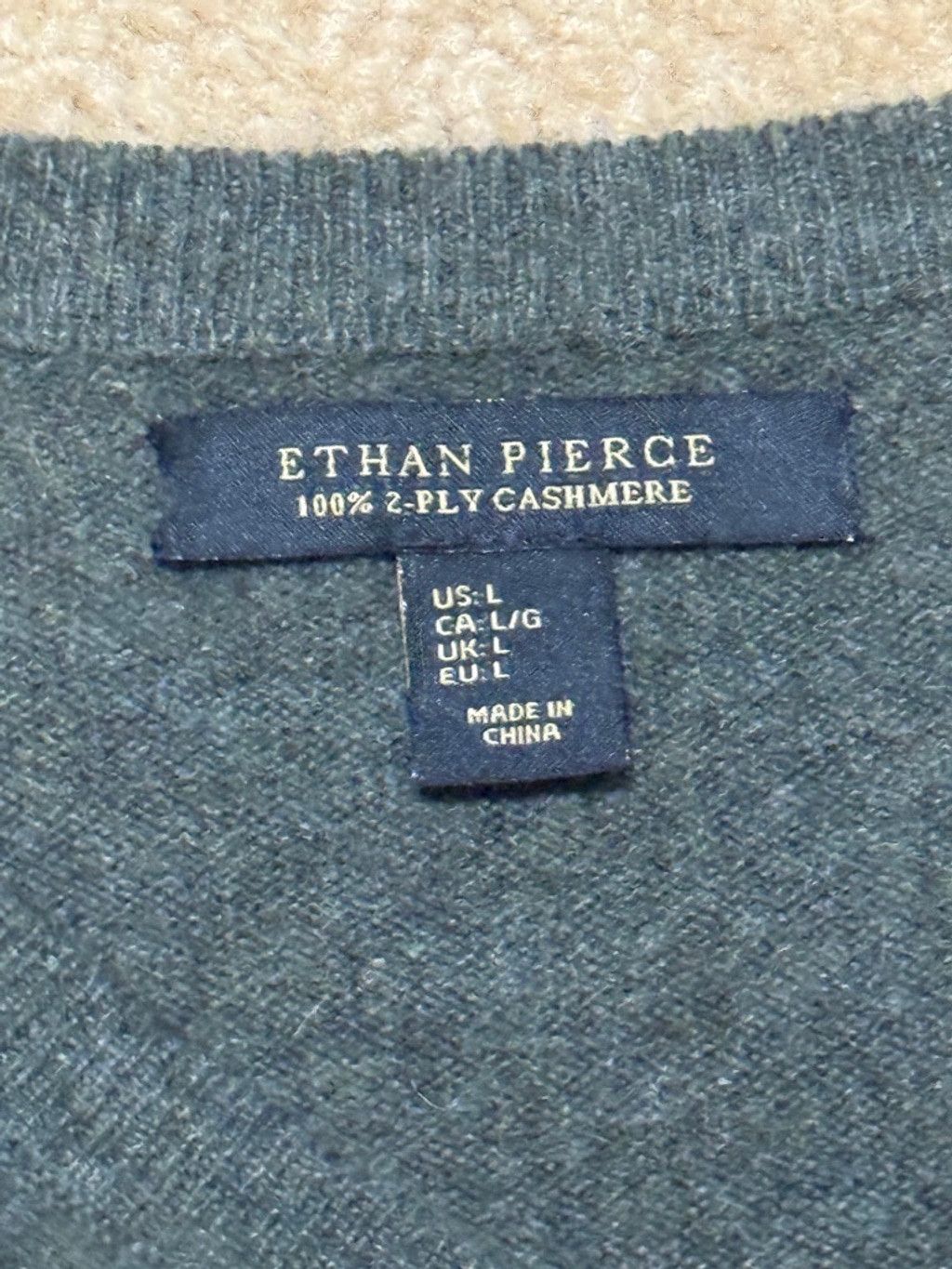Bruno Pieters Ethan Pierce Gray 2-Ply Cashmere Sweater sz-L Size US L / EU 52-54 / 3 - 2 Thumbnail