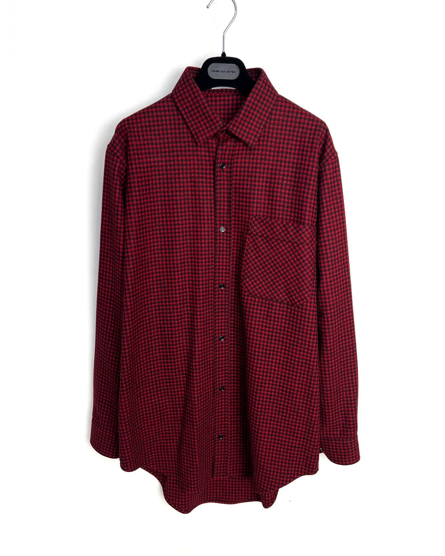 Dior Red Checkered Long Sleeve Button-Up Shirt Size US XS / EU 42 / 0 - 1 Thumbnail