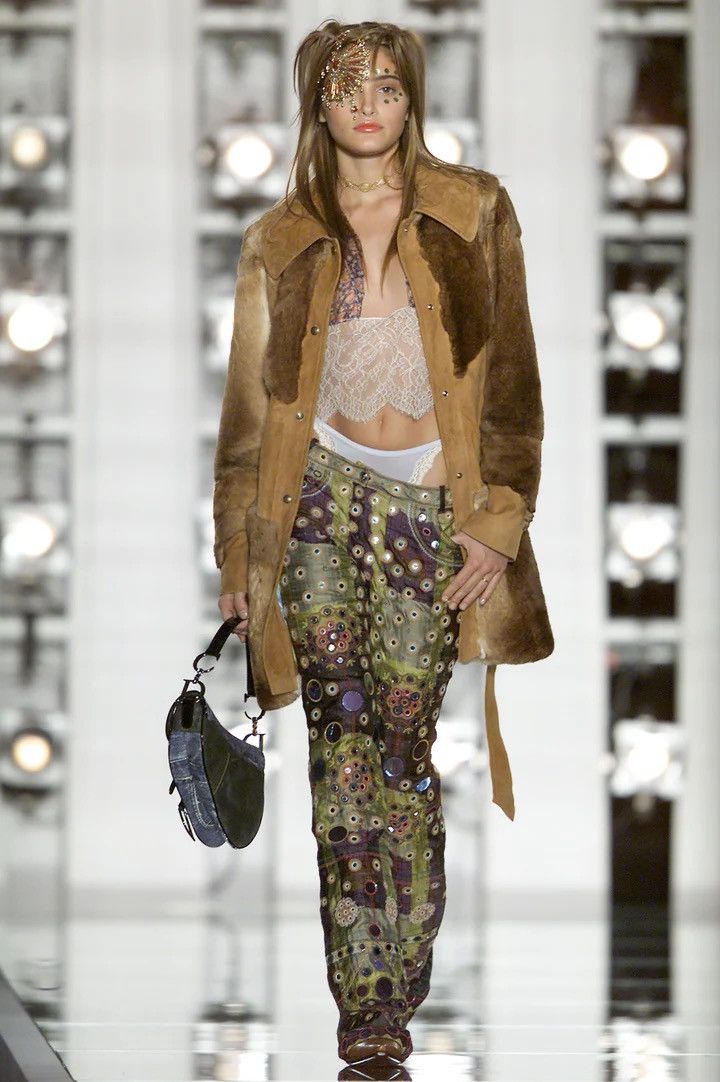 Dior Dior - John Galliano - SS2001 - Speedy way Denim -Saddle Bag Size ONE SIZE - 25 Thumbnail