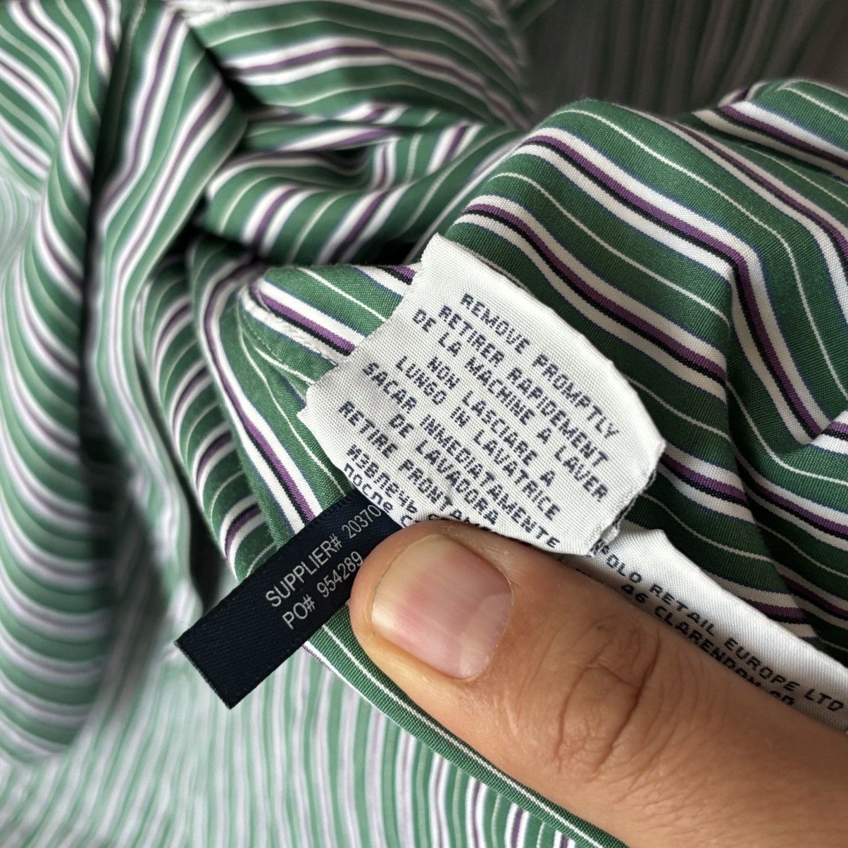 Polo Ralph Lauren Polo Ralph Lauren custom fit shirt large vintage rare Size US L / EU 52-54 / 3 - 9 Thumbnail