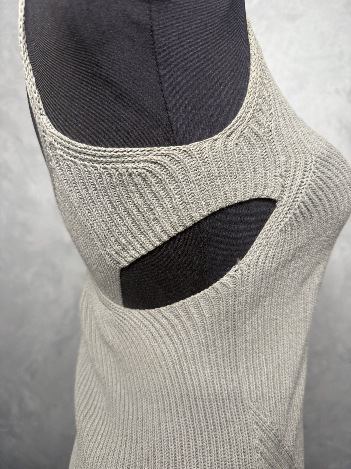 Maison Margiela Rare Maison Margiela Tank Top cotton S Knited Grey Italy Size S / US 4 / IT 40 - 5 Thumbnail