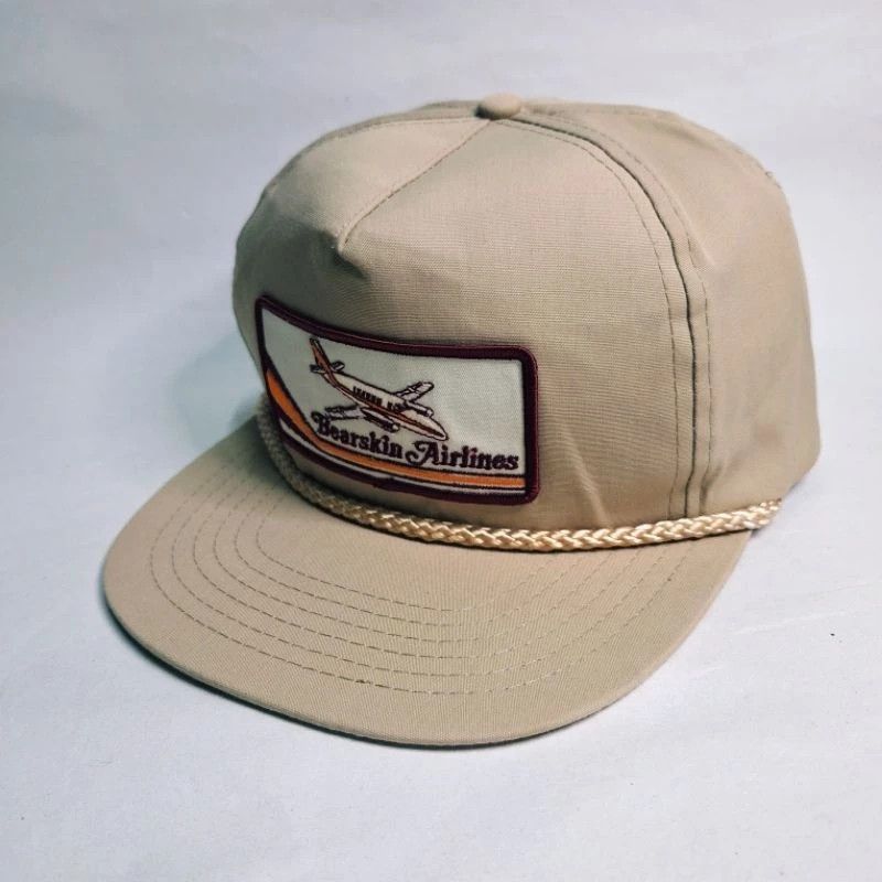 Vintage Bearskin Airlines Vintage Original Cap – Rare, Classic Style Size ONE SIZE - 3 Thumbnail