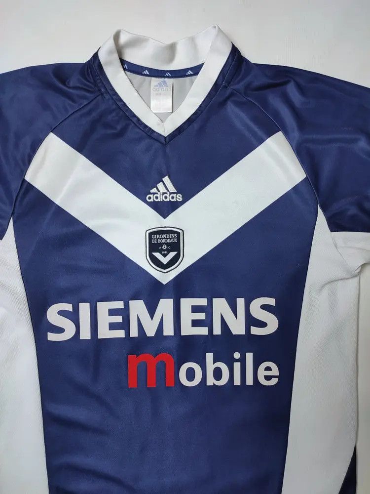 Adidas Vintage Adidas FC Bordeaux Siemens home shirt 01/02 Size US M / EU 48-50 / 2 - 3 Thumbnail