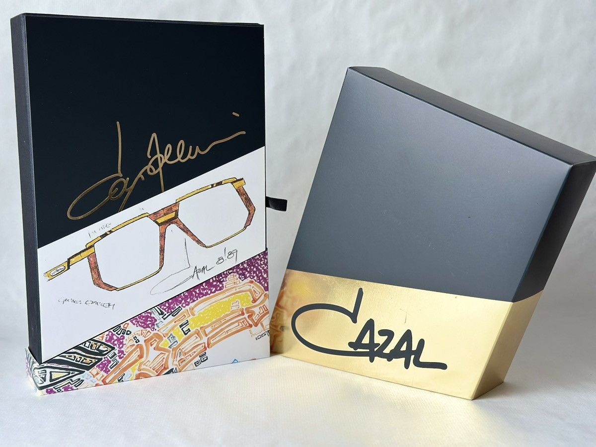 Cazal Cazal 001 Limited Edition 24k Gold Plated Full Set NOS Size ONE SIZE - 9 Thumbnail
