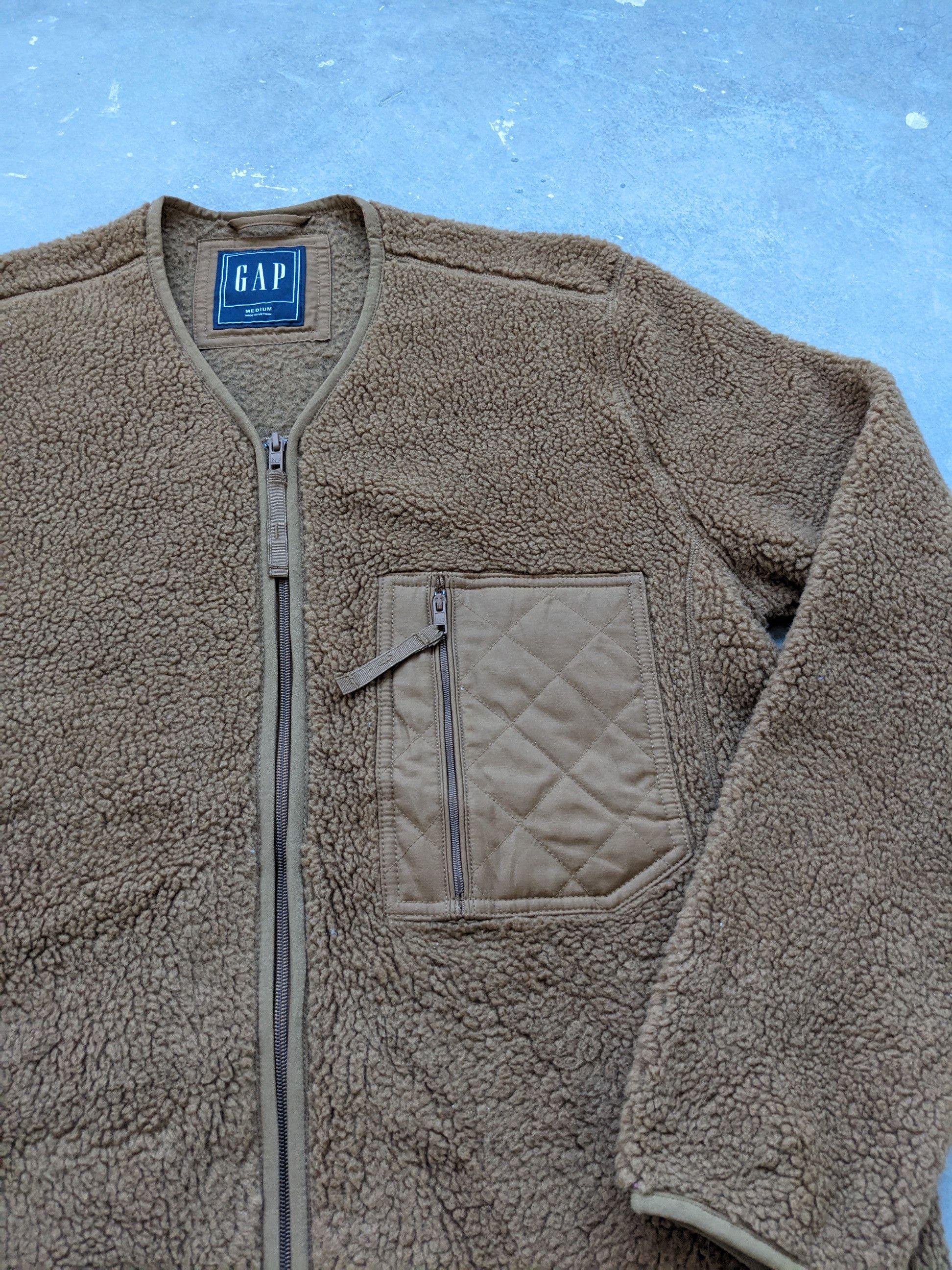 Gap × Vintage Gap Cardigan Jacket Deep Pile Travis Style Size US M / EU 48-50 / 2 - 11 Thumbnail