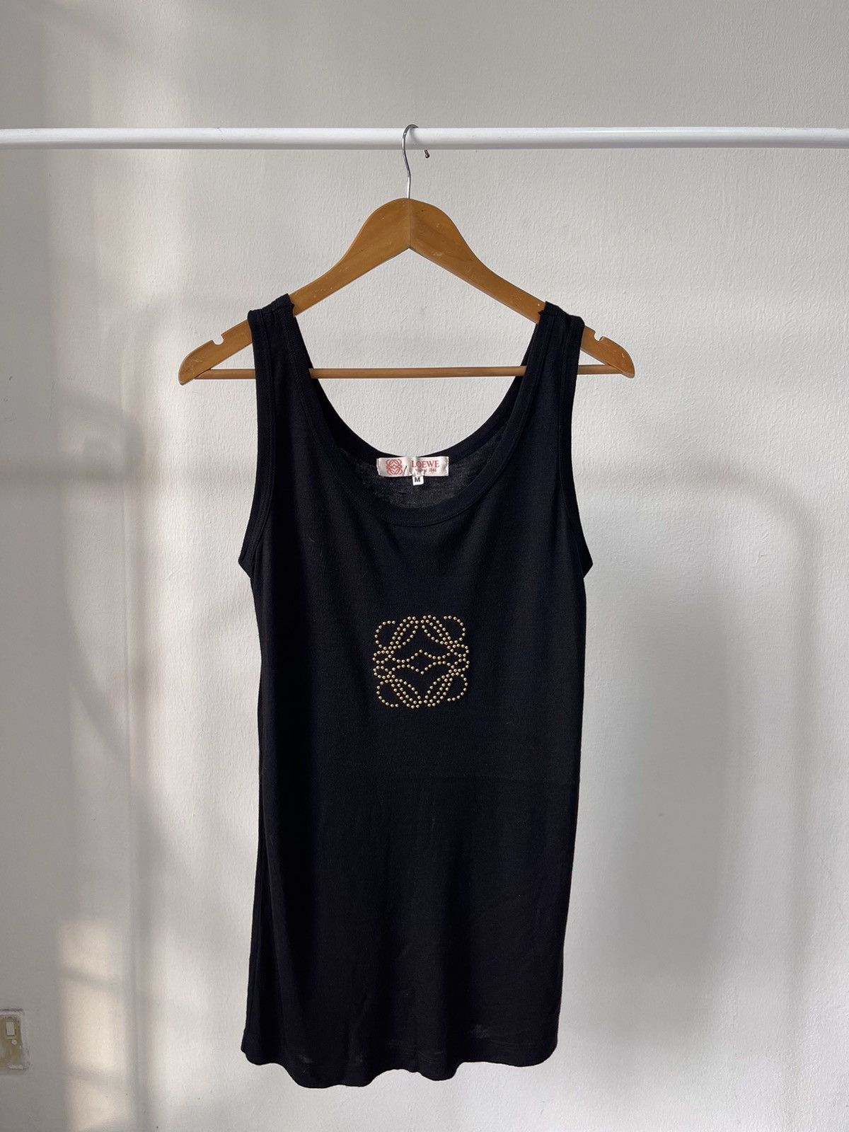 Loewe 80s Loewe Viscosa Center Logo Tank Top Size US S / EU 44-46 / 1 - 3 Thumbnail