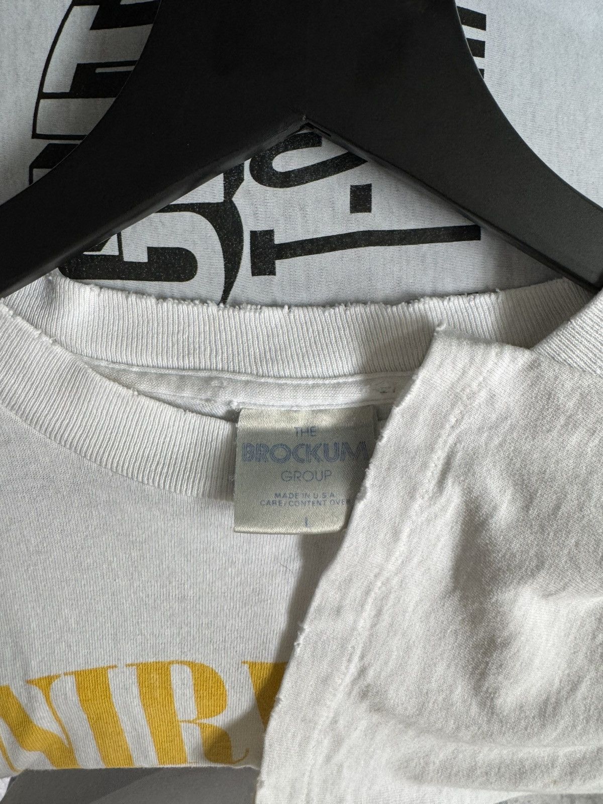 Nirvana Vintage 1993 Nirvana In Utero Promo Tee *PERSONAL* Size US L / EU 52-54 / 3 - 10 Thumbnail