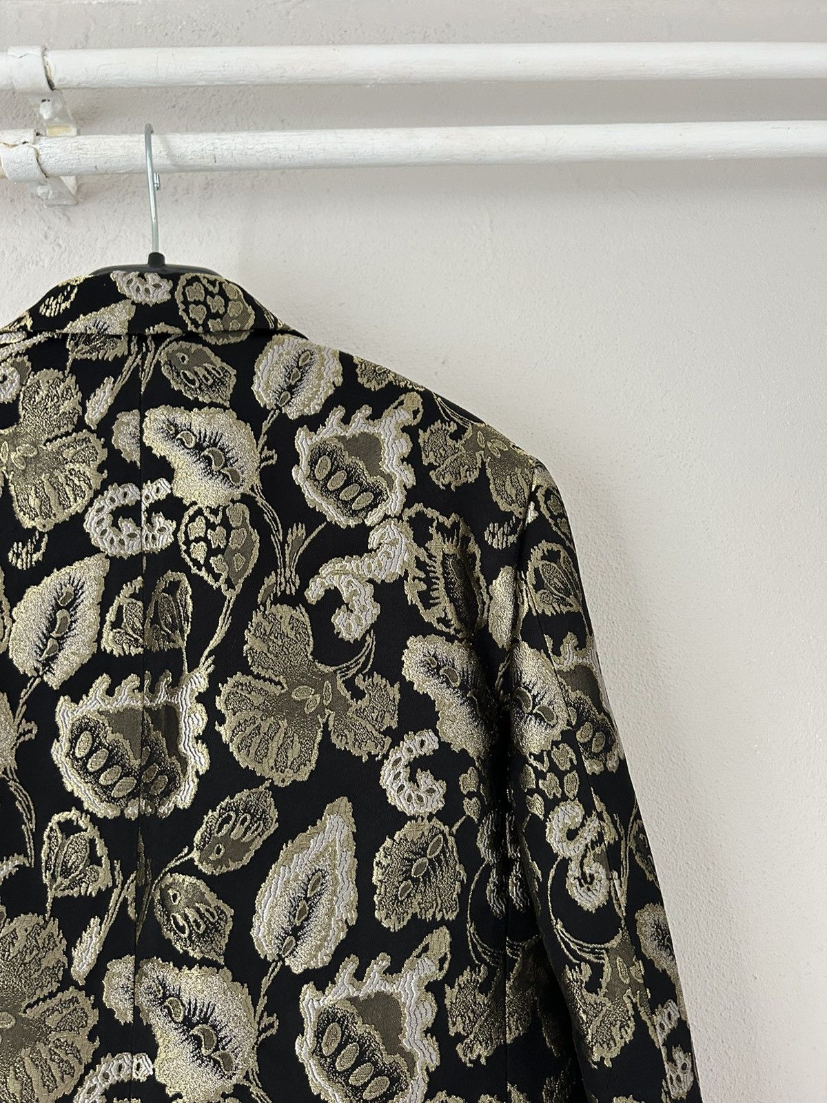 Saint Laurent Paris SS18 Floral Embroidered Blazer Jacket Size US S / EU 44-46 / 1 - 12 Thumbnail