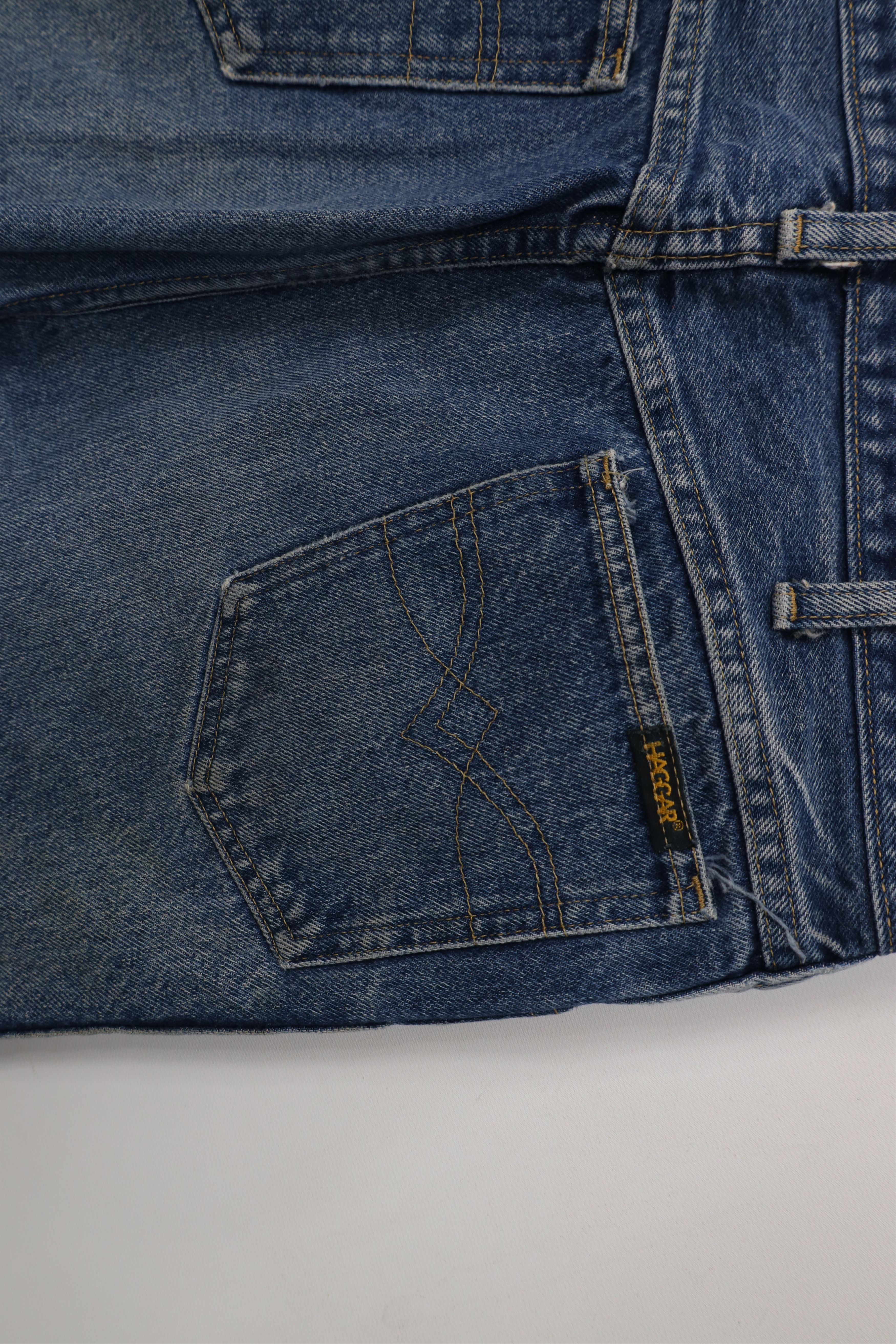 Vintage Vintage 70s Streetwear Flared Wide Leg Denim Jeans USA Size US 34 / EU 50 - 16 Thumbnail