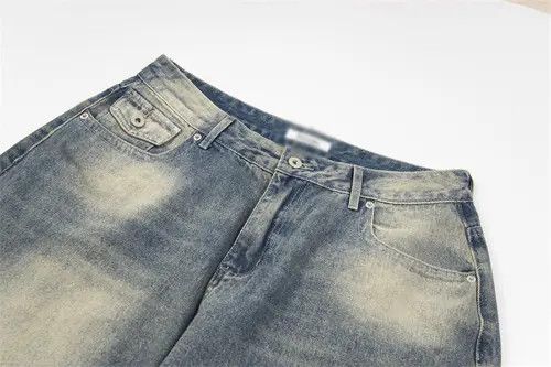 Japanese Brand × Jean Pants Men's straight punk washed distressed jeans Size US 32 / EU 48 - 3 Thumbnail