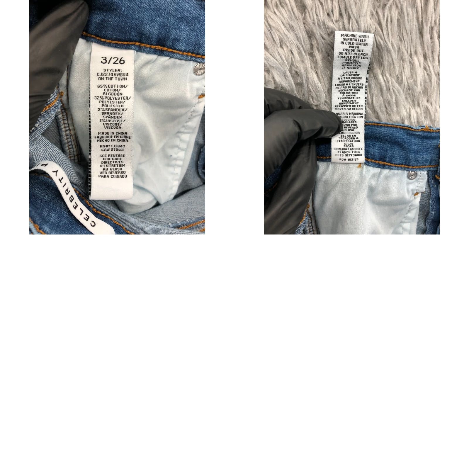 Vintage VINTAGE Celebrity Pink The Spice Skinny Jeans Junior Size 3 Medium Wash Blue Womens Jeans Size 26" / US 2 / IT 38 - 9 Thumbnail