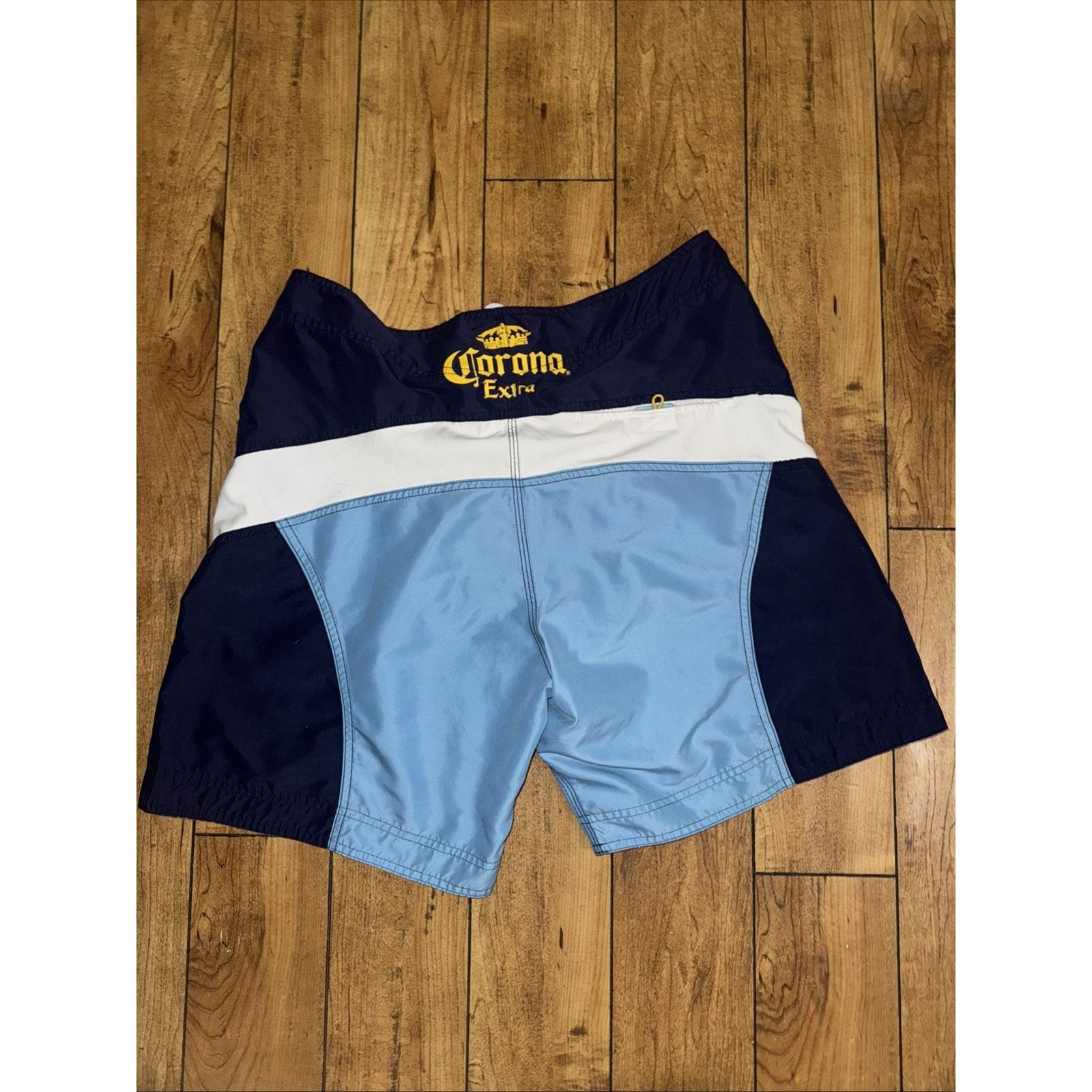 Vintage Corona Extra Swim Trunks Blue 34x10 Y2K Size US 34 / EU 50 - 5 Thumbnail
